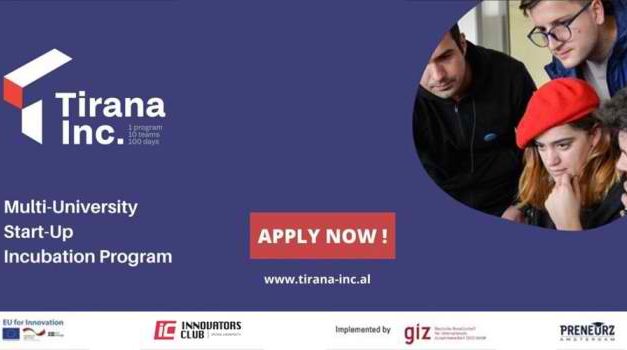 Tirana inc. inkubatori i parë për studentët të cilët kanë një ide biznesi