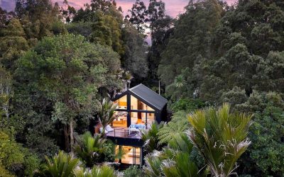 Shtëpiza familjare përrallore në përqafimin e pyllit