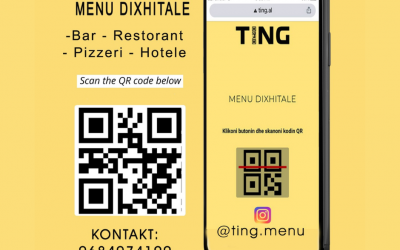 Ting.al – Menu dixhitale për biznesin tuaj