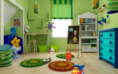 Stili i xhunglës për dhomën e fëmijëve