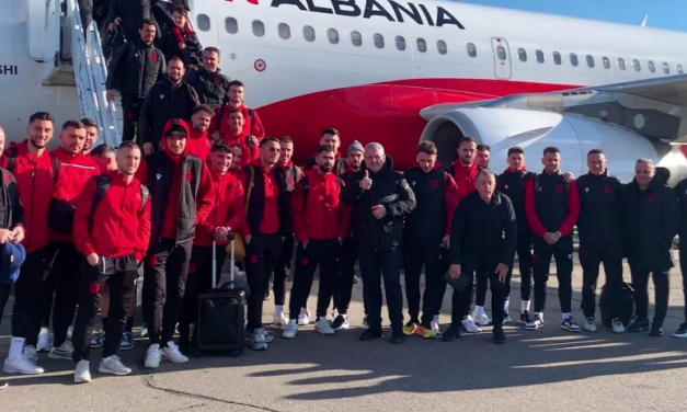 Kombëtarja shqipëtare mbërrin në Moldavi