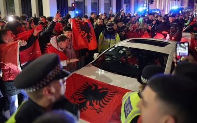 Shqiptarët pushtojnë Londrën për Festën e Pavarësisë