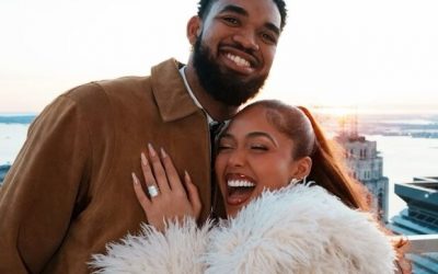 Karl-Anthony Towns dhe Jordyn Woods fejohen në natën e Krishtlindjeve
