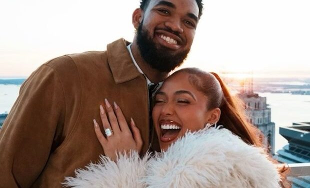 Karl-Anthony Towns dhe Jordyn Woods fejohen në natën e Krishtlindjeve
