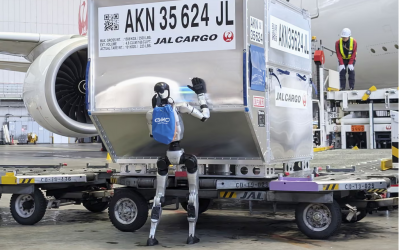 Robotët humanoid po punojnë për ngarkimin dhe shkarkimin e valixheve në aeroportet e Tokios