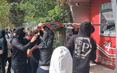 38 degë bankare dhe 42 bankomate të dëmtuara nga protestat, Ibrahimaj publikon fotot: Kjo situatë duhet të marrë fund!